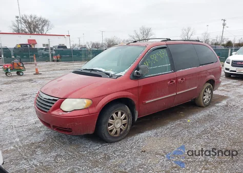 2007 Chrysler Town & Country Touring from USA, damaged, VIN 2A4GP54L17R207552
